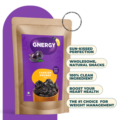 Gnergy's Turkish Dried Prunes – Soft, Sweet, and Packed with Natural Vitality