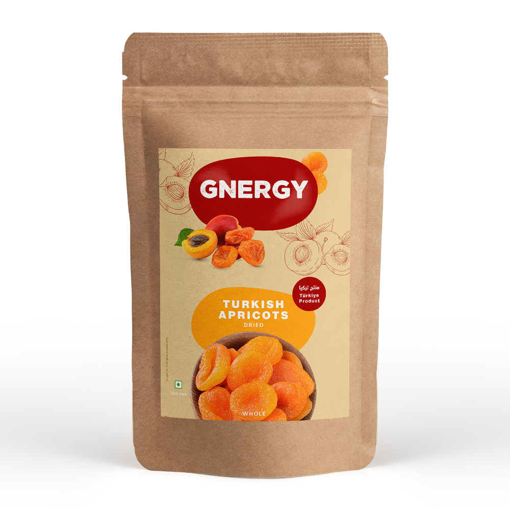 Gnergy's Turkish Dried Apricots – Naturally Sweet, Rich in Flavor, and Packed with Nourishmen