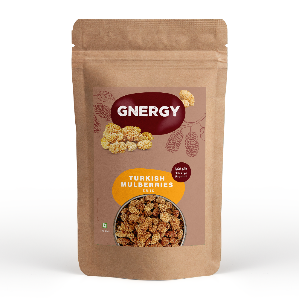 Gnergy's Turkish Dried Mulberries – Naturally Sweet, Delicately Chewy, and Rich in Nutrients