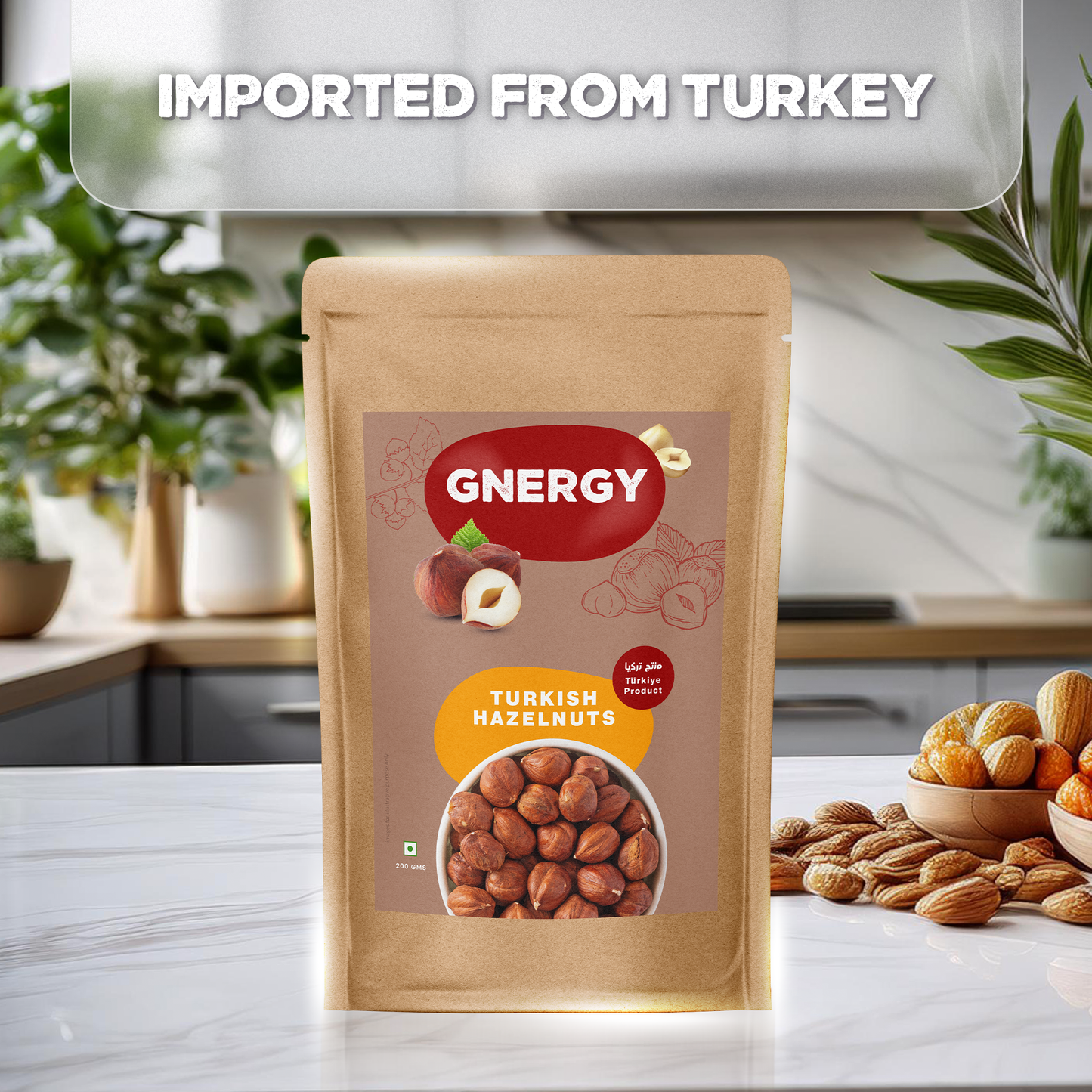 Gnergy's Turkish Hazelnuts – Rich, Buttery, and Loaded with Heart-Healthy Nutrients