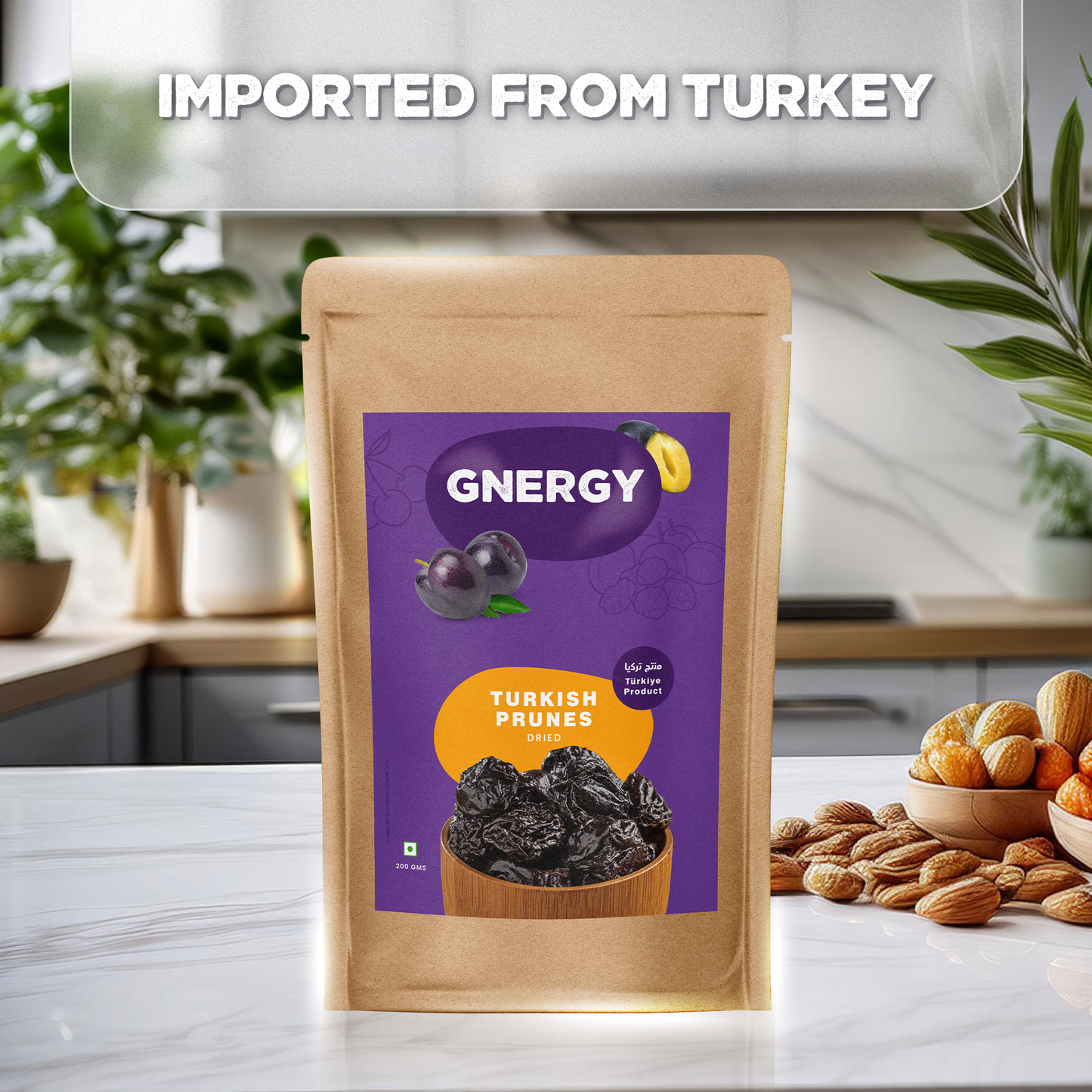 Gnergy's Turkish Dried Prunes – Soft, Sweet, and Packed with Natural Vitality