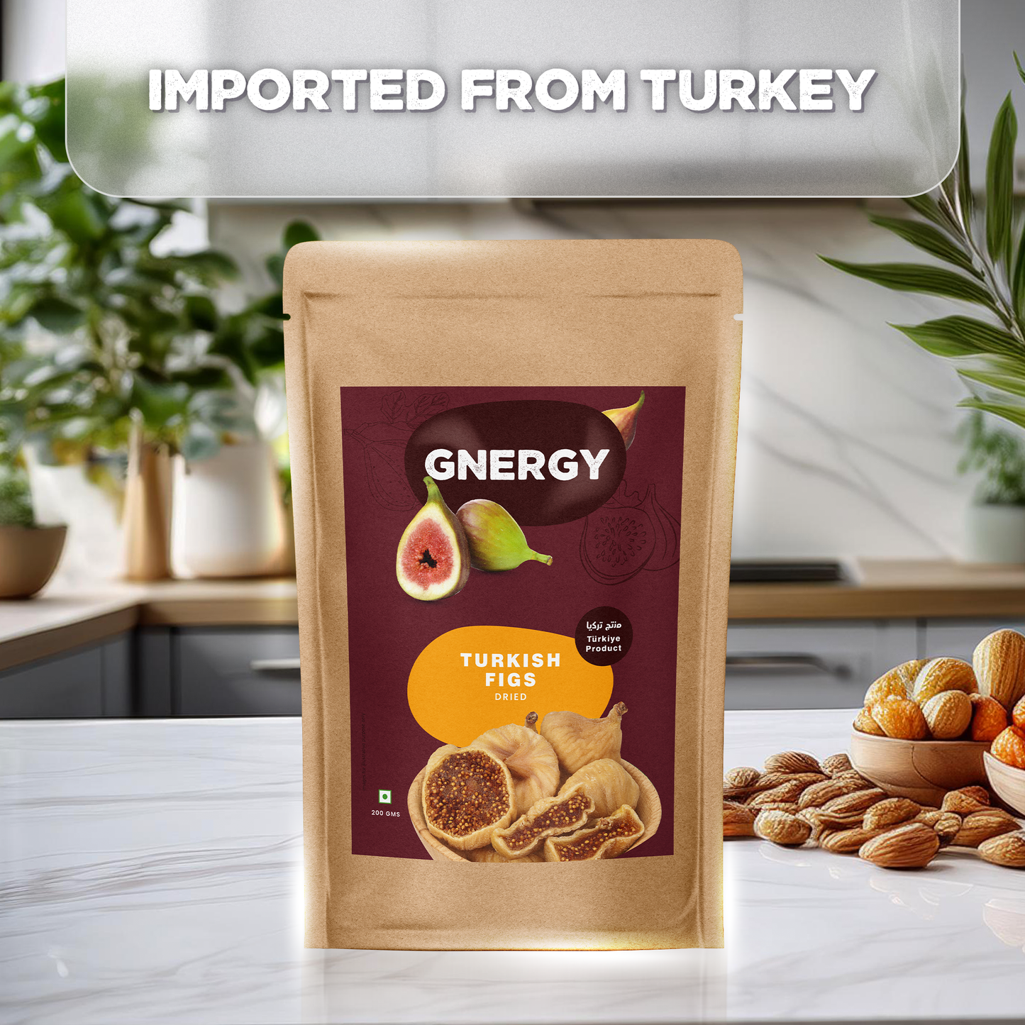 Gnergy's Turkish Dried Figs – Pure, Sweet, and Nourishing